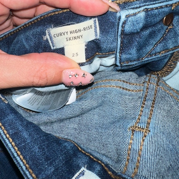 Madewell curvy high rise skinny jeans size 25 - Picture 4 of 4